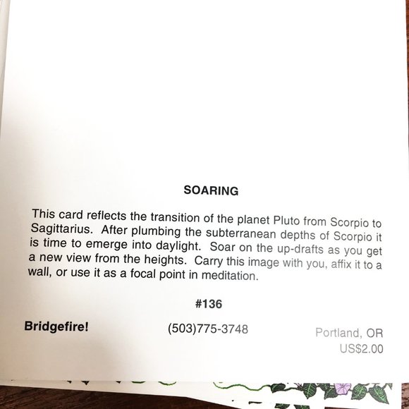 Blank Note Cards Soaring Flower of Life Mandala Pkg 10 - Picture 6 of 6